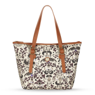 Viola Print Tote Ornate Decorate Print